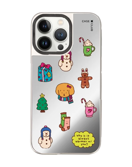 เคสกระจก iphone 14 pro max magsafe chonni christmas