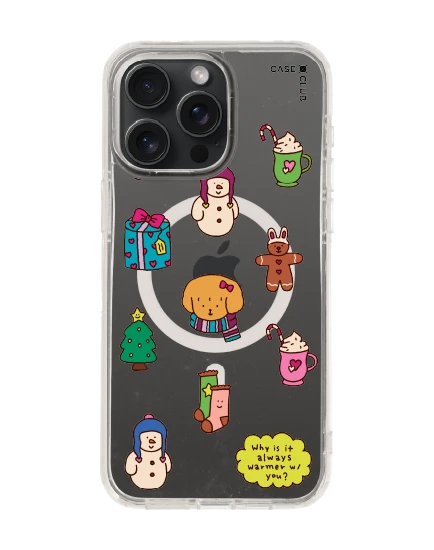 เคสใส iphone 15 pro max magsafe chonni christmas