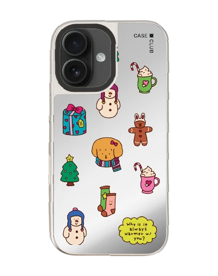 เคสกระจก iphone 16 magsafe chonni christmas