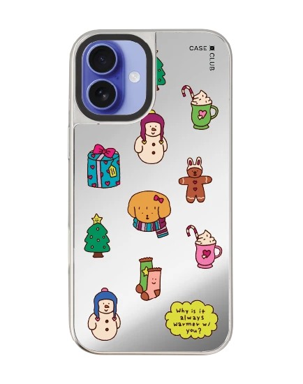 เคสกระจก iphone 16 plus magsafe chonni christmas