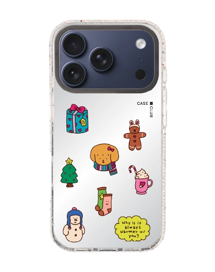 เคสกระจกใส iphone 17 pro mirror magsafe chonni christmas