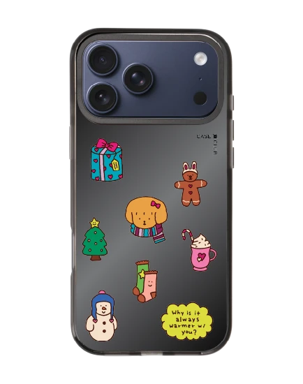 เคสกระจกดำ iphone 17 pro max mirror magsafe chonni christmas