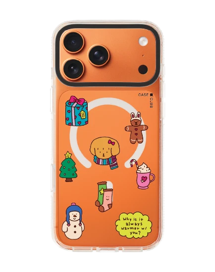 เคสใส iphone 17 pro max clear case magsafe shield chonni christmas