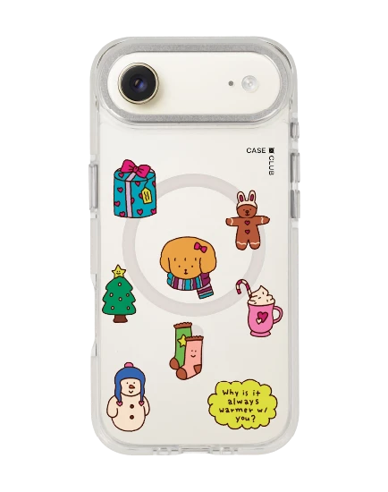 เคสใส iphone air magsafe สีขาว chonni christmas