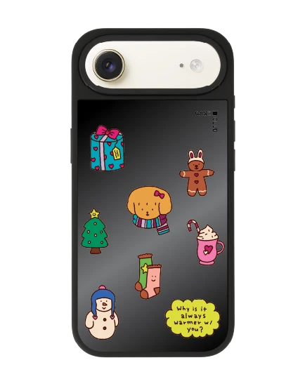 เคสกระจก iphone air matte magsafe chonni christmas