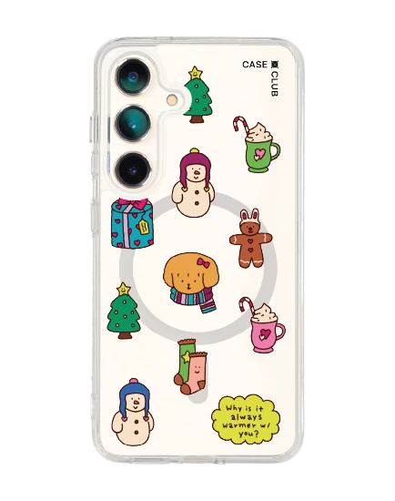 samsung galaxy s25 clear magsafe chonni christmas