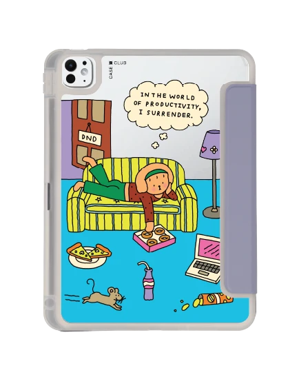 เคสใส ipad pro 11 สีม่วง chonni living room