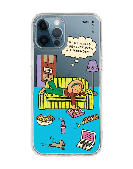 เคสใส iphone 12/12 pro chonni living room