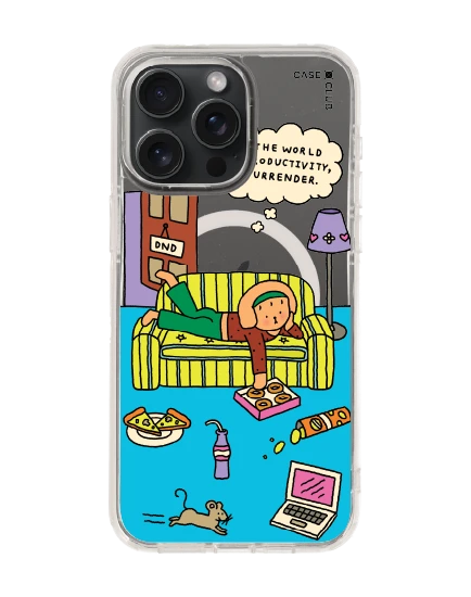 เคสใส iphone 15 pro max magsafe chonni living room