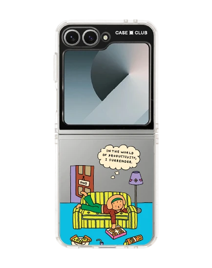 samsung galaxy z flip 6 clear case chonni living room