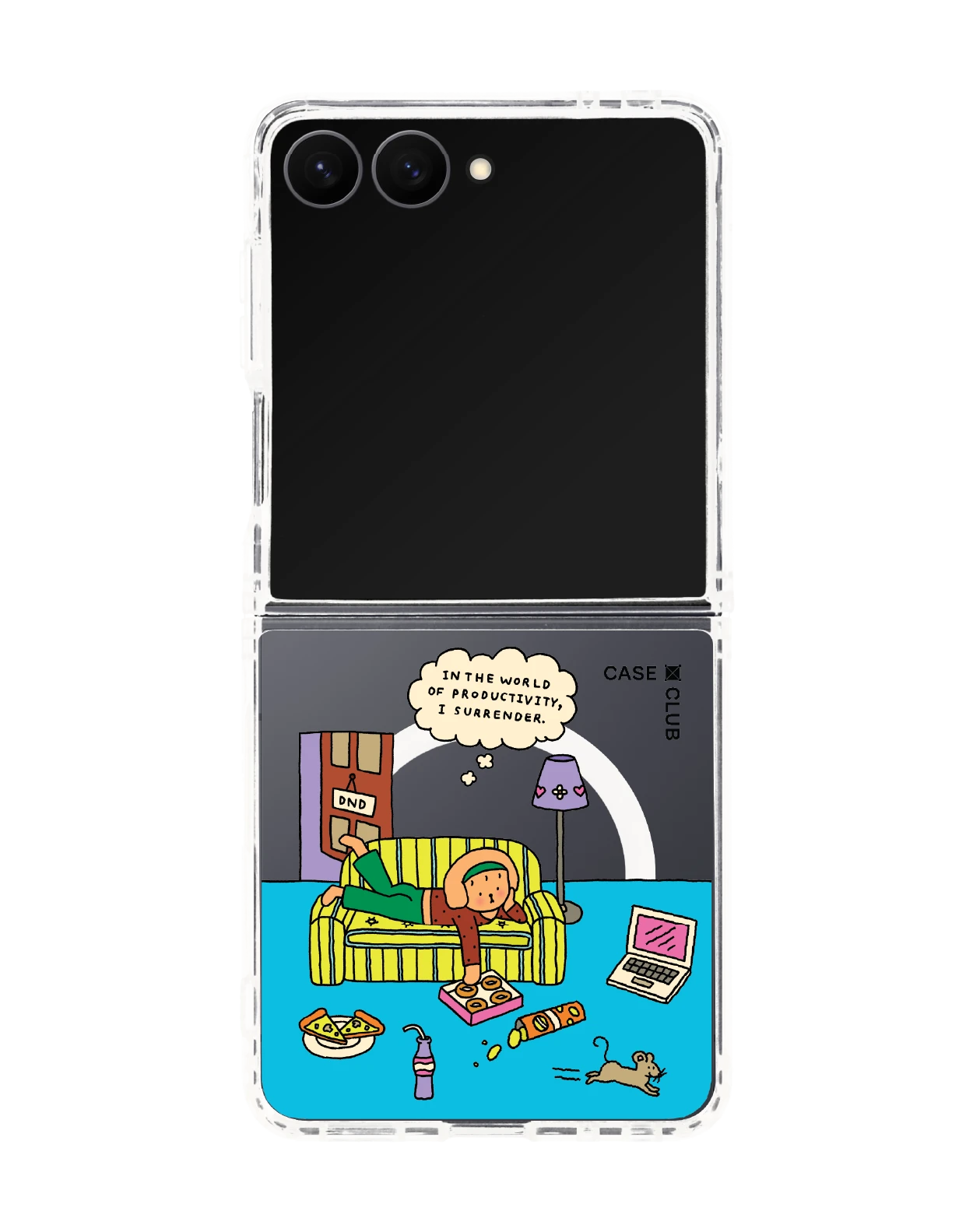 เคสใส samsung galaxy z flip 8 magsafe chonni living room