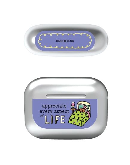 เคสสีเงิน airpods pro 2 chonni photo frame