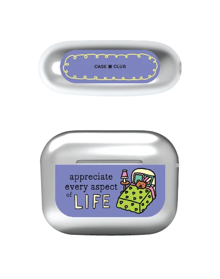 เคสสีเงิน airpods pro 3 chonni photo frame