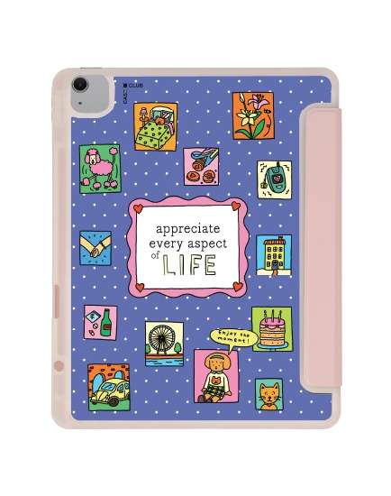 เคสใส ipad air6/7 13" 2025 (m2/m3) สีชมพู chonni photo frame