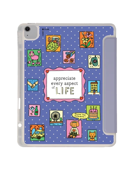 ipad air6/7 13" 2025 (m2/m3) clear purple chonni photo frame