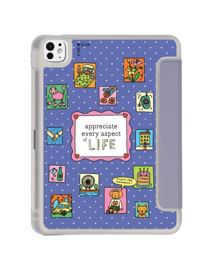 เคสใส ipad pro 11 สีม่วง chonni photo frame