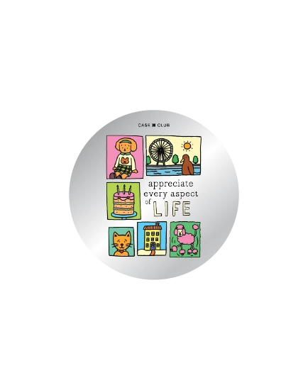 mirror popgrip chonni photo frame