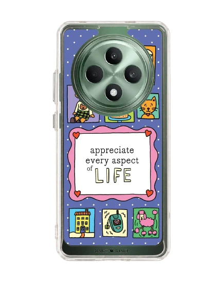 oppo reno 12f clear case chonni photo frame