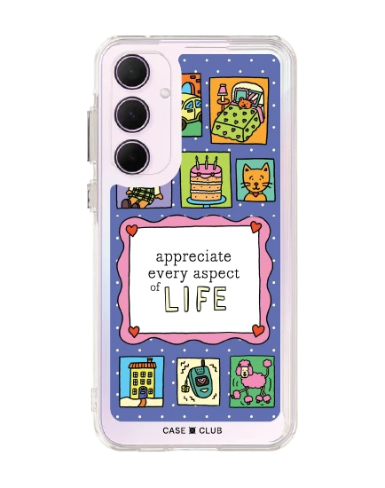 samsung galaxy a55 clear case chonni photo frame