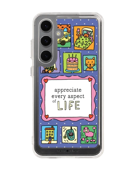 samsung galaxy s24 fe clear case chonni photo frame