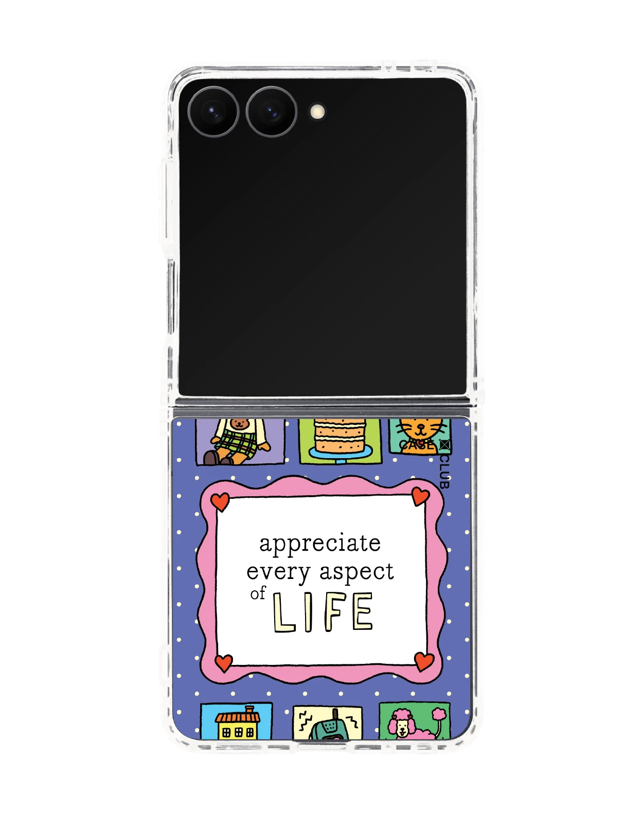 เคสใส samsung galaxy z flip 8 magsafe chonni photo frame