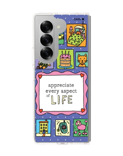 samsung galaxy z fold 6 clear case chonni photo frame