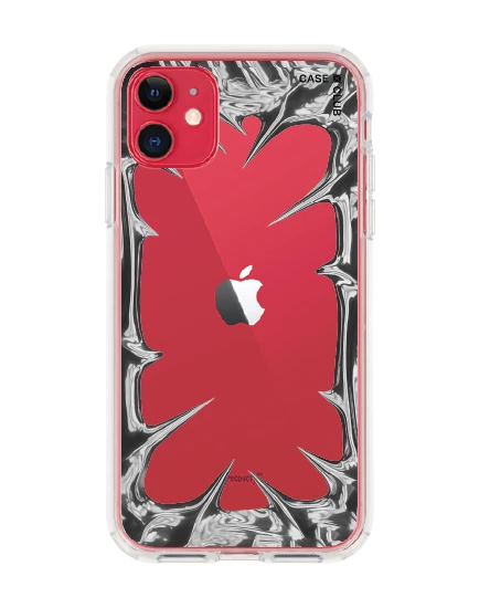 iphone 11 clear case chrome frame