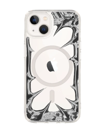 iphone 13 clear magsafe chrome frame