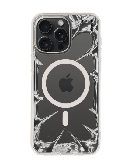 เคสใส iphone 15 pro max magsafe กรอบโครเมียม