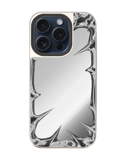 iphone 15 pro mirror magsafe chrome frame