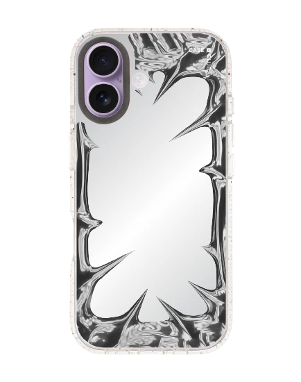 เคสกระจกใส iphone 17 mirror magsafe กรอบโครเมียม