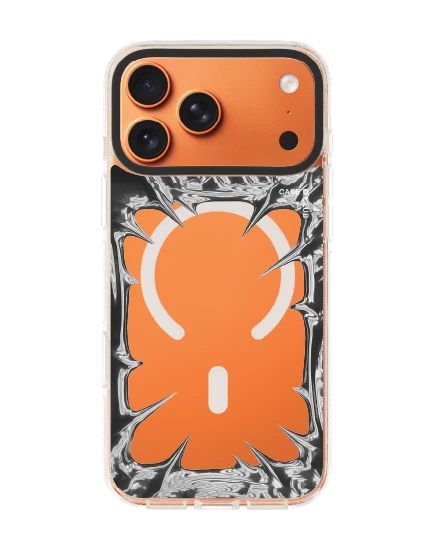 เคสใส iphone 17 pro max clear case magsafe shield กรอบโครเมียม