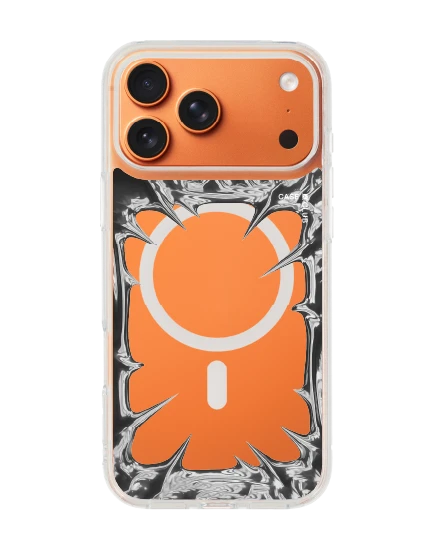 เคสใส iphone 17 pro max magsafe กรอบโครเมียม