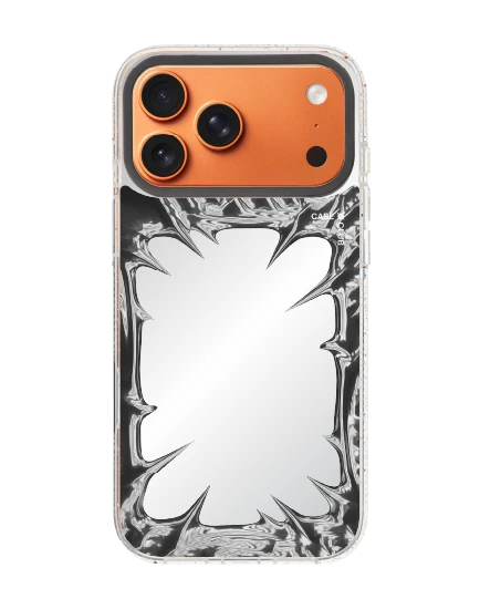 เคสกระจกใส iphone 17 pro max mirror magsafe กรอบโครเมียม