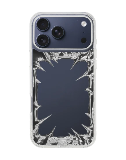 เคสใส iphone 17 pro max กรอบโครเมียม