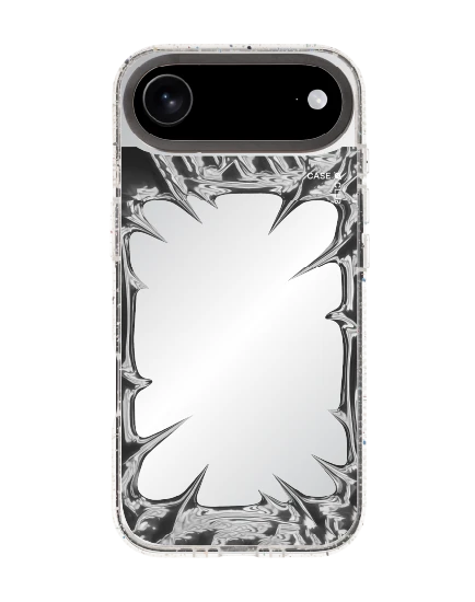 เคสกระจกใส iphone air mirror magsafe กรอบโครเมียม