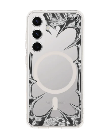เคสใส samsung s24 magsafe กรอบโครเมียม