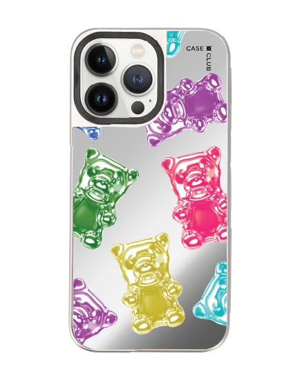 iphone 14 pro max mirror magsafe colorful jelly bear