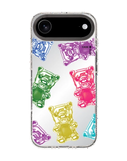 iphone air clear mirror magsafe colorful jelly bear