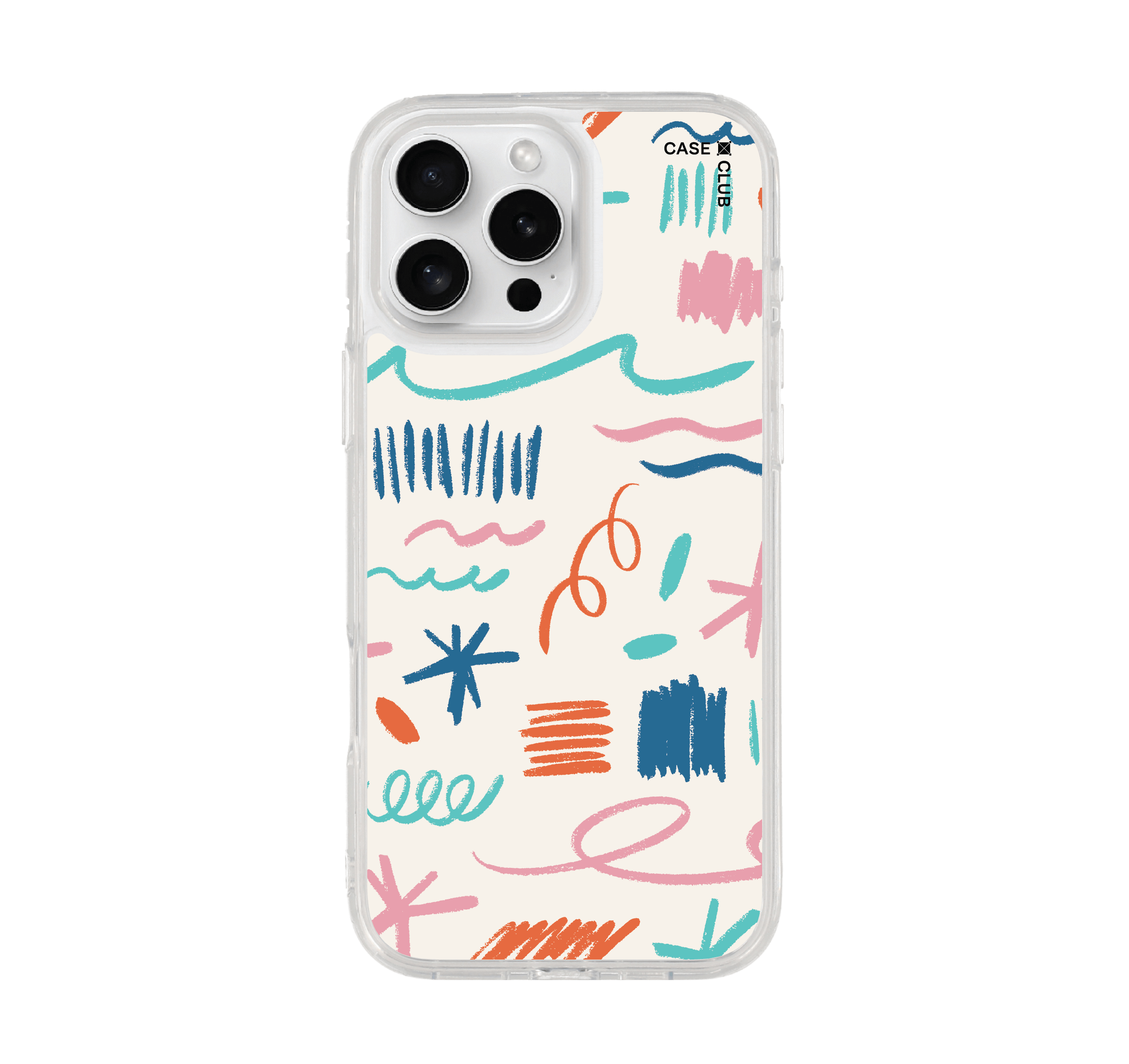 เคสใส iphone 16 pro max แปรงโทนเย็น