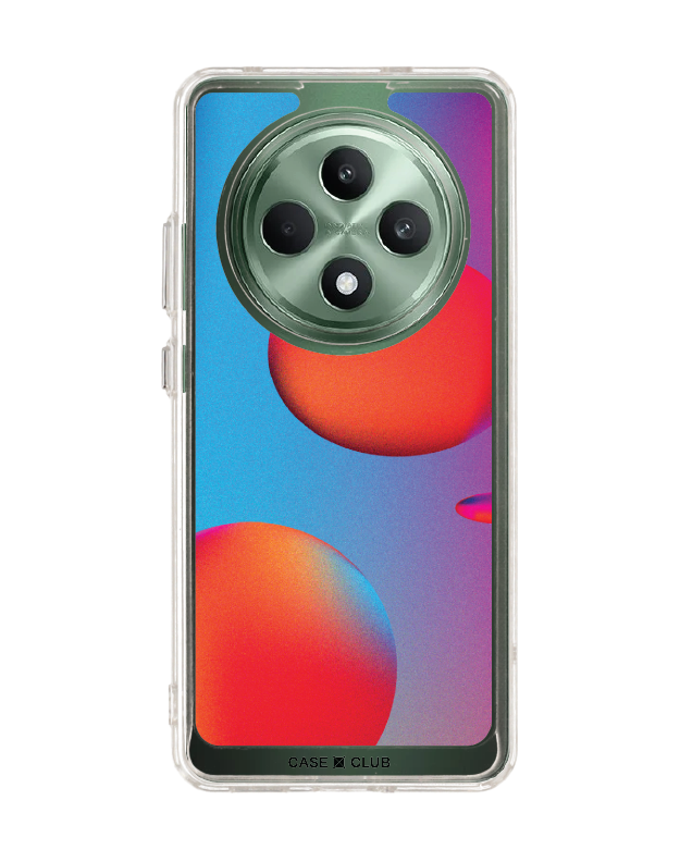 เคสใส Oppo Reno 12F ลูกบอลจักรวาลไล่สี