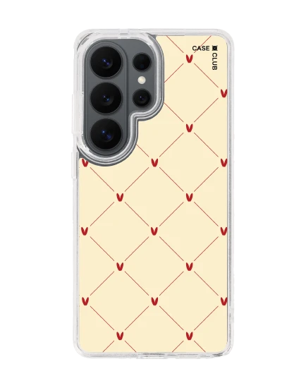 samsung galaxy s26 ultra clear magsafe cream polka heart