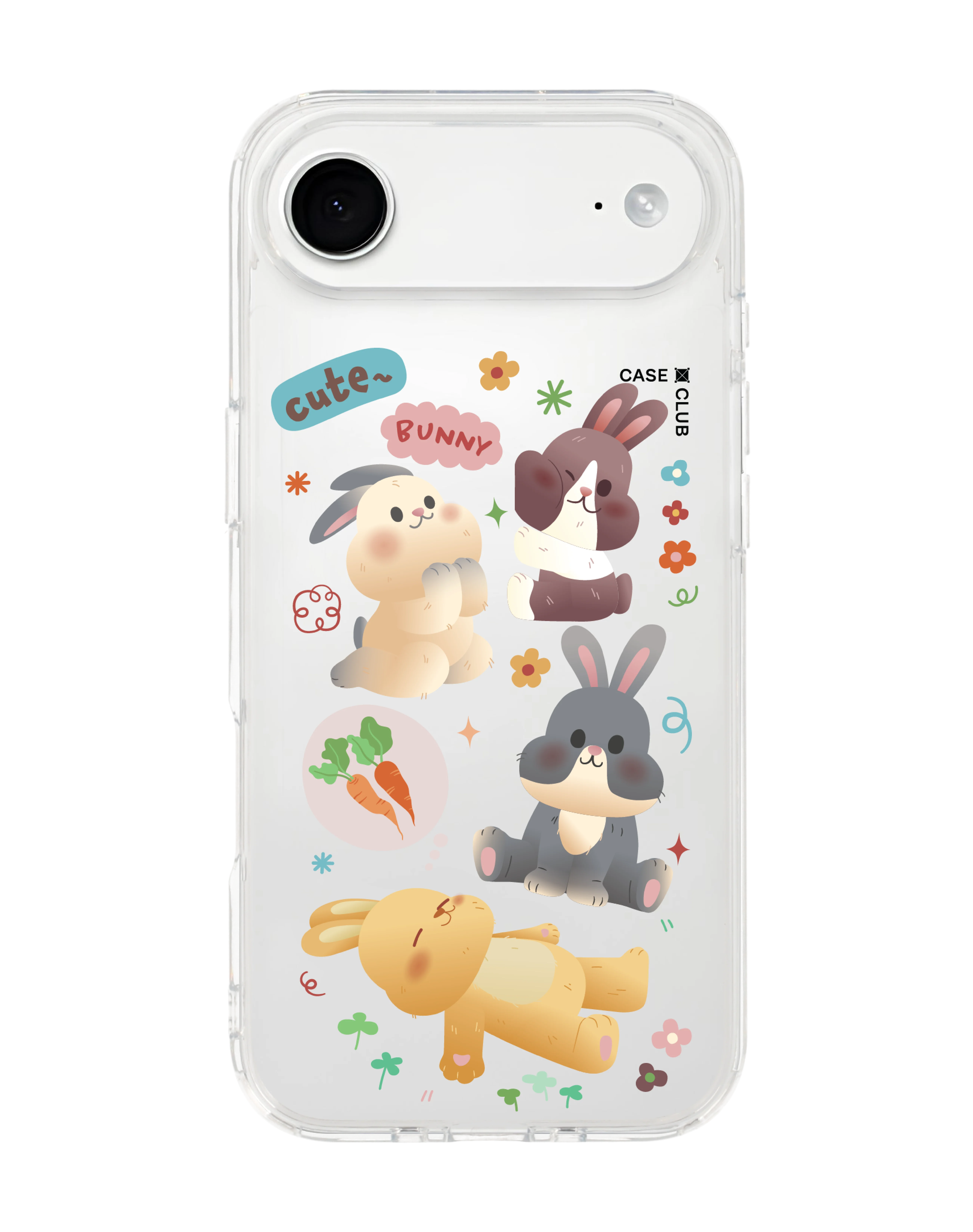 iphone 17 air clear cute bunny
