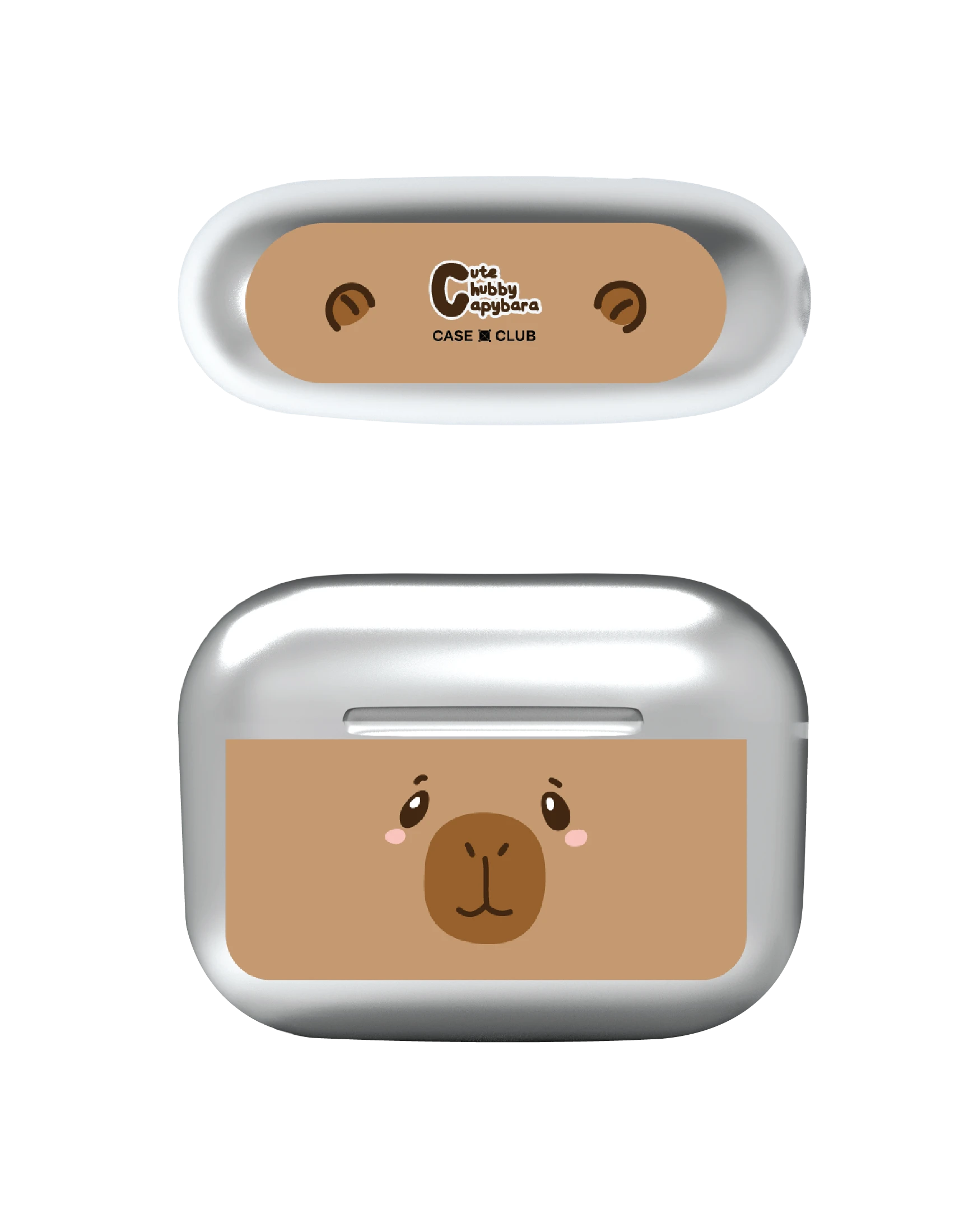 cute chubby capybara แก้มป่อง
