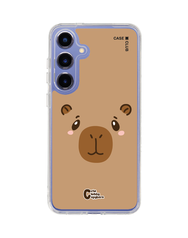 Samsung Galaxy S25 Plus Clear MagSafe Cute Chubby Capybara Character