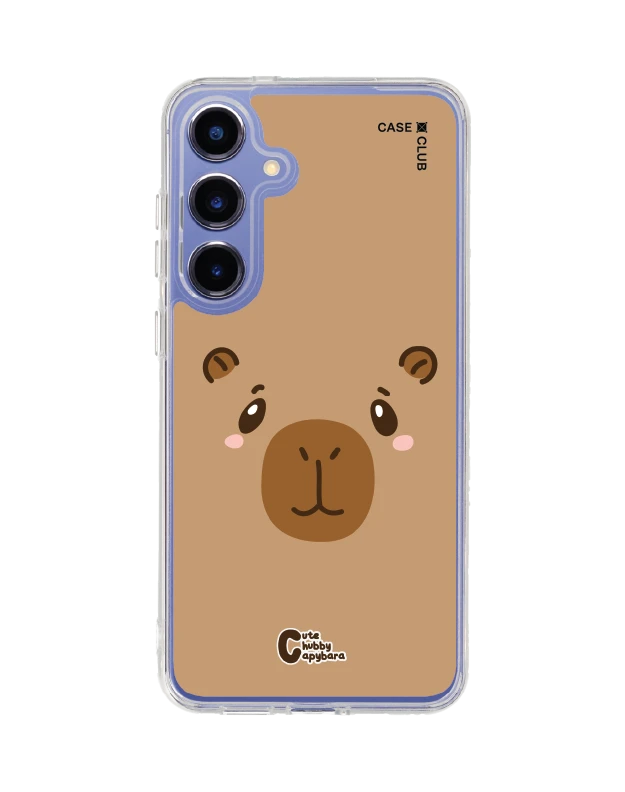 เคสใส samsung galaxy s25 plus magsafe cute chubby capybara แก้มป่อง