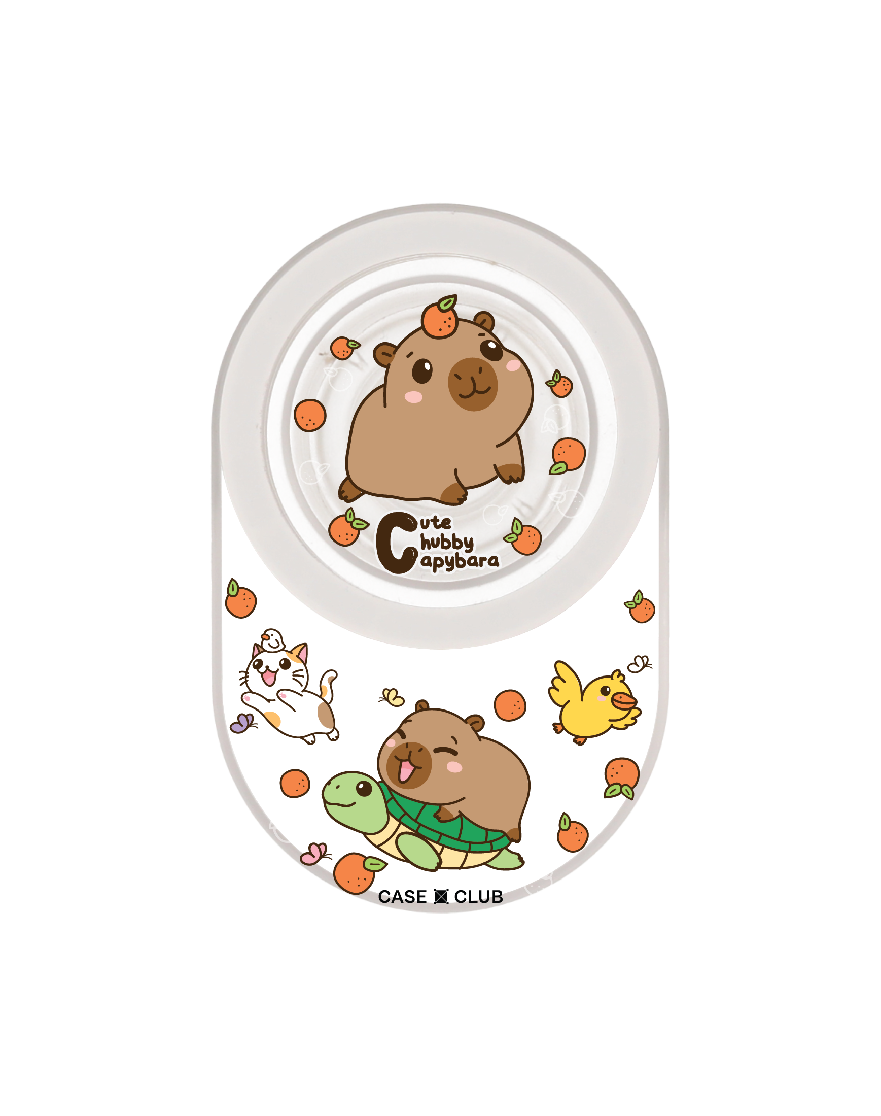 cute chubby capybara mix animal