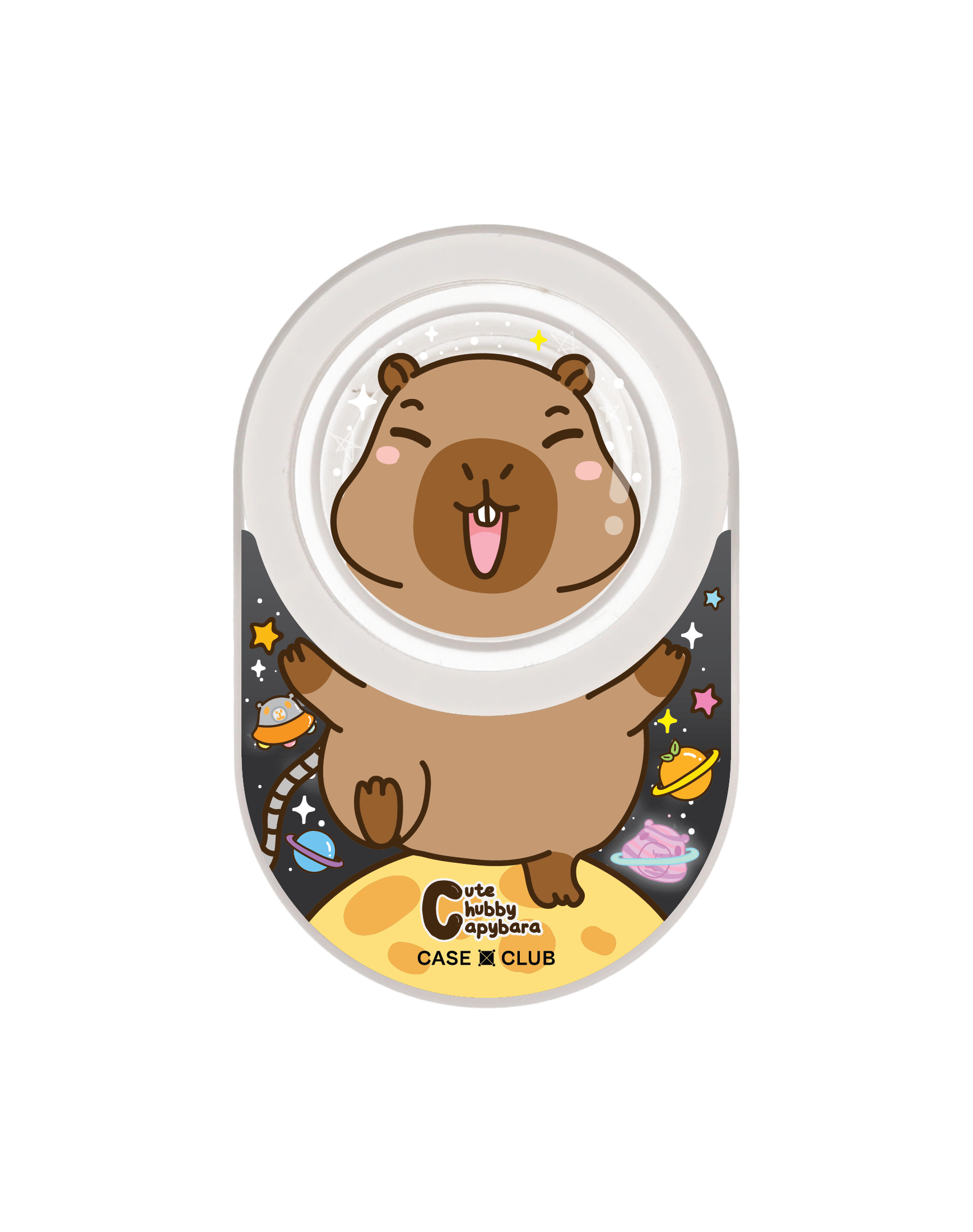 cute chubby capybara universe