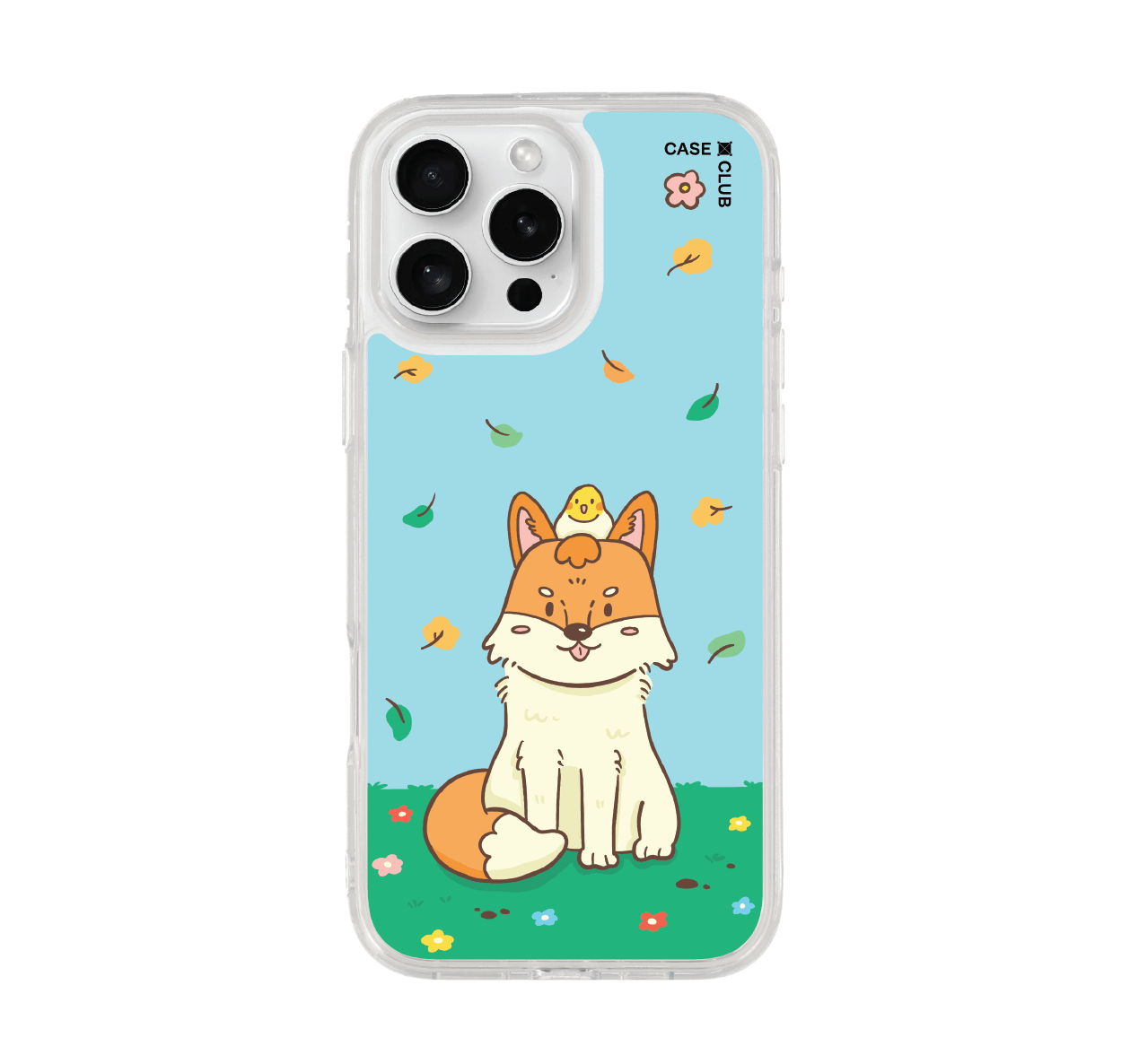 เคสใส iphone 16 pro max จิ้งจอกฤดูใบไม้ร่วง