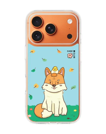 เคสใส iphone 17 pro magsafe จิ้งจอกในฤดูใบไม้ร่วง